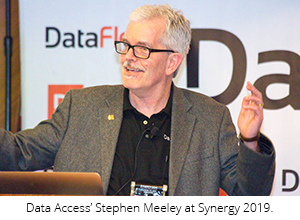Stephen Meeley at Synergy 2019.