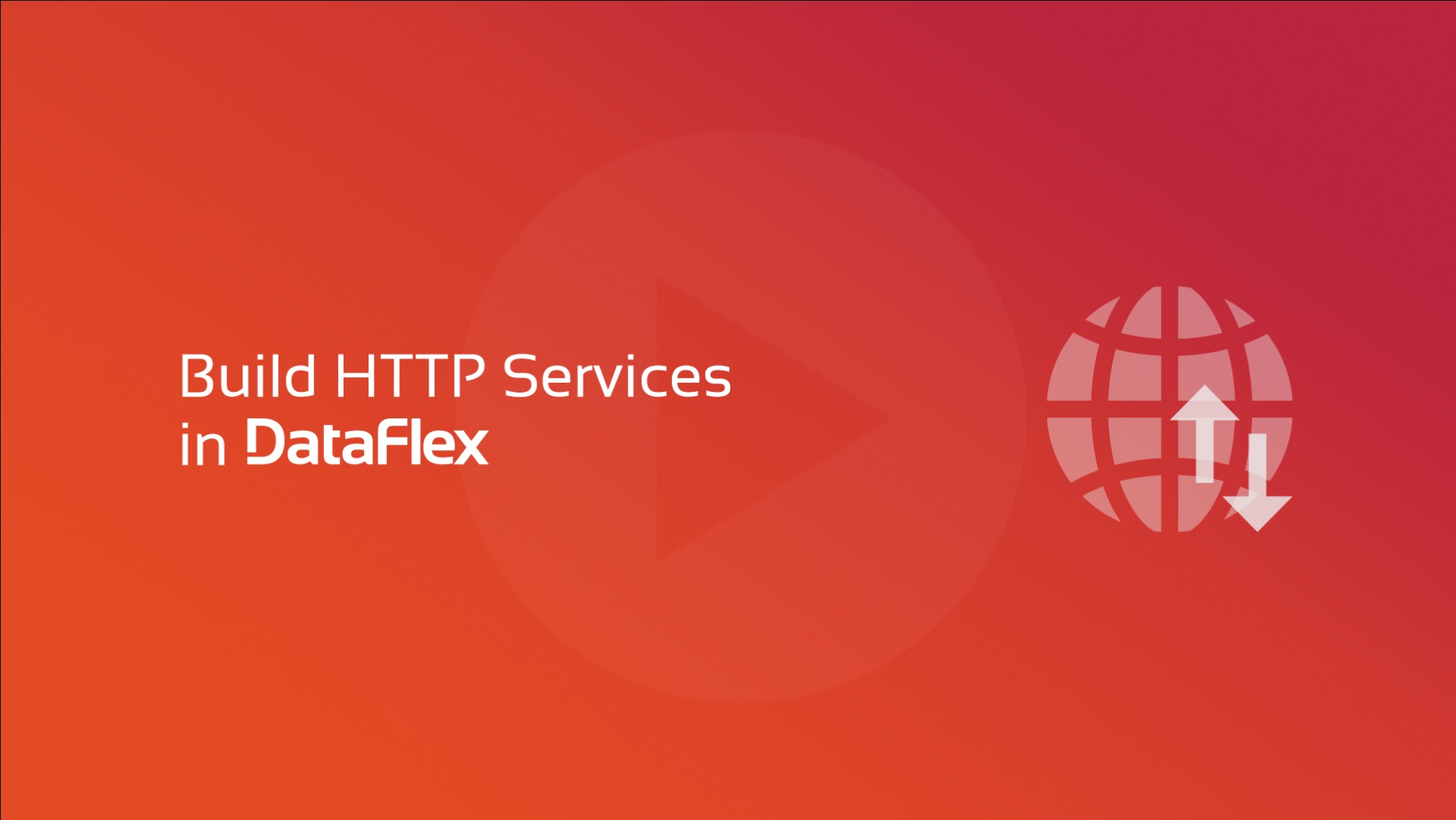 New video course: Build HTTP Services in DataFlex