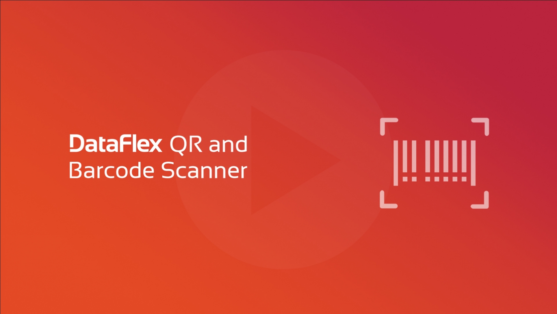 DataFlex QR and Barcode Scanner