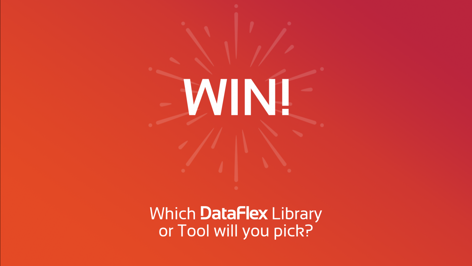 Win spending money for Tools and/or Libraries at Data Access!