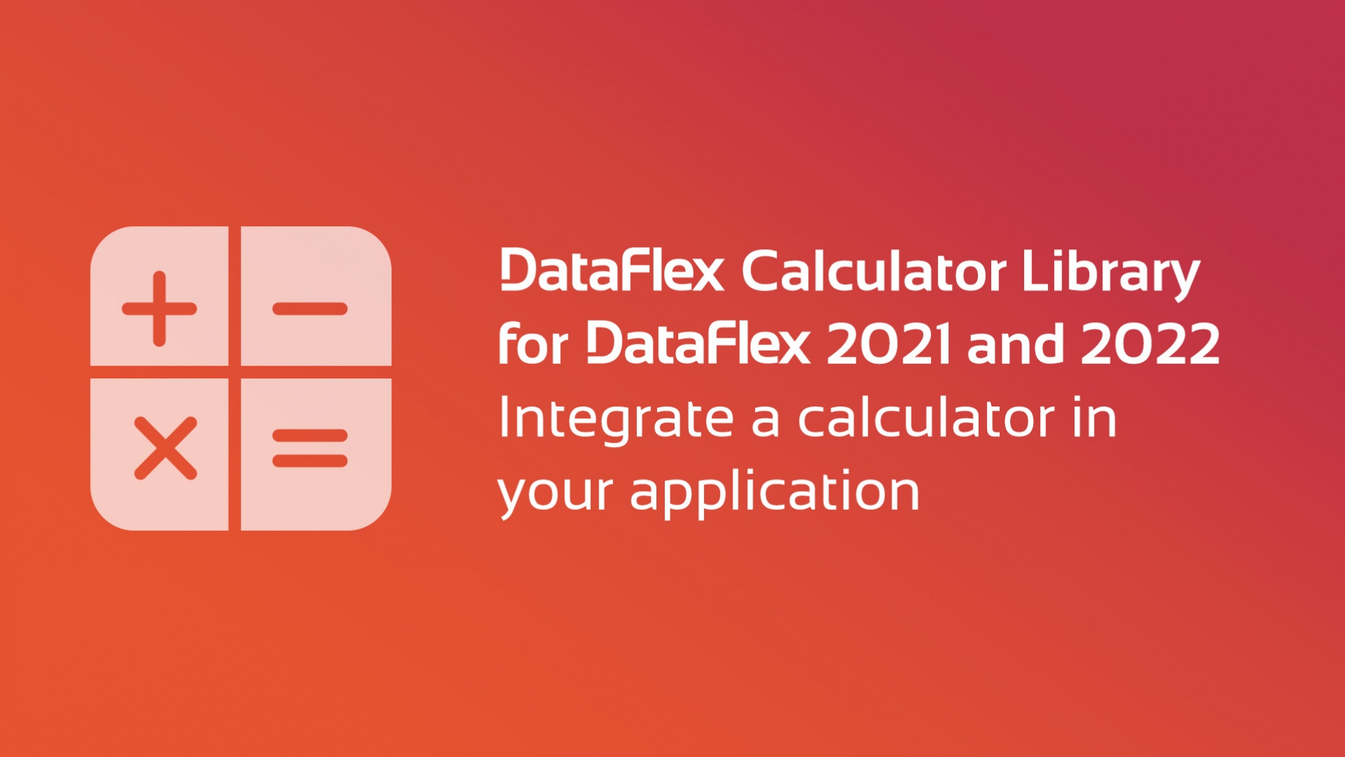 Free DataFlex Calculator Library