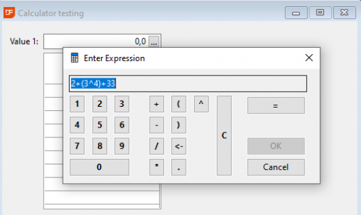 DataFlex Calculator Library screenshot