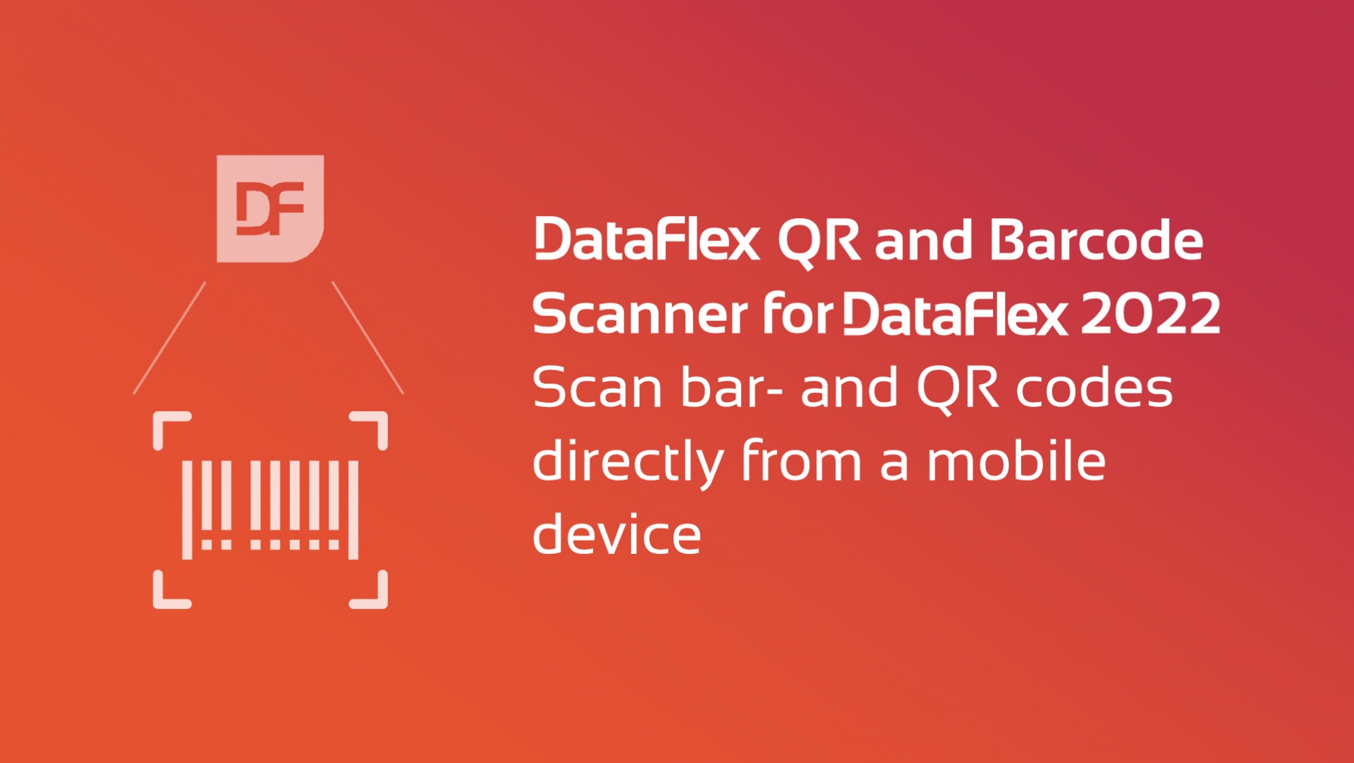 Free DataFlex QR and Barcode Scanner Library