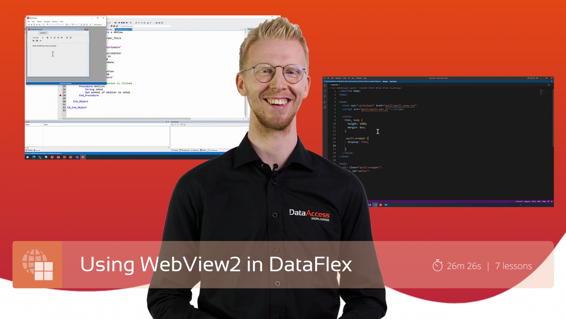 Using WebView2 in DataFlex - New Video Course