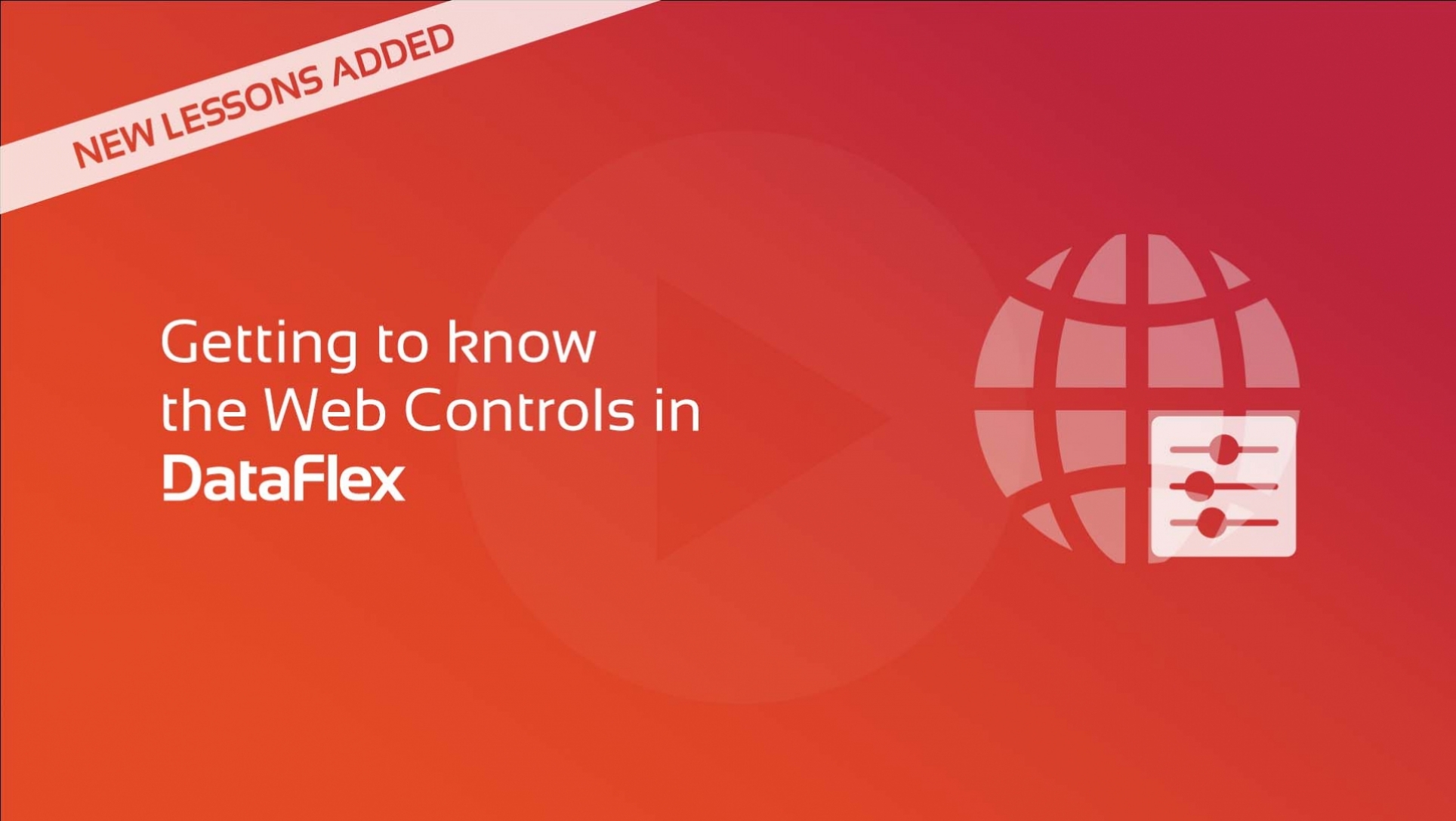 Check out the latest additions to the Getting to know the Web Controls Course! 