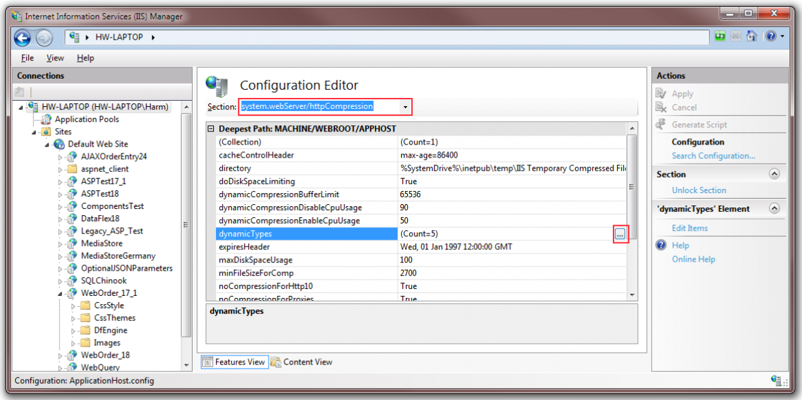 8 - Configuration Editor Dynamic Types